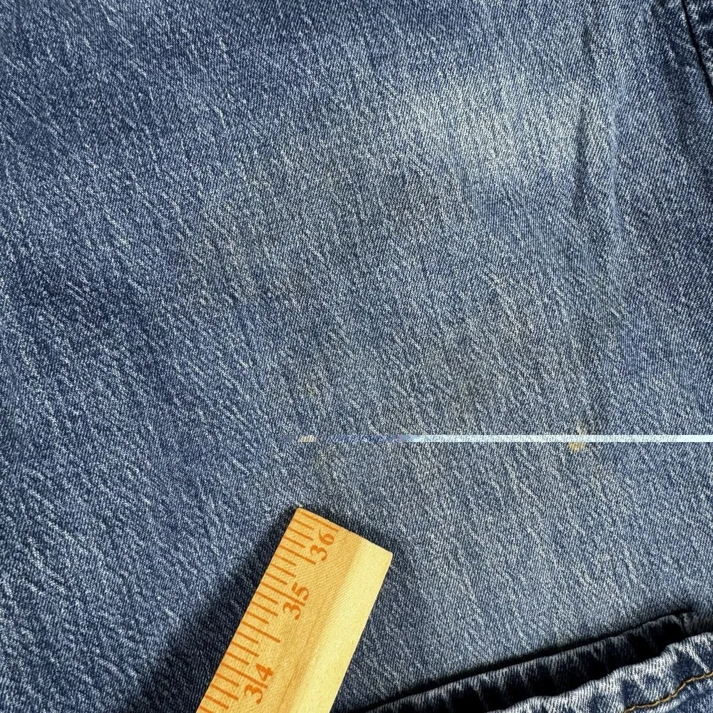 Levis 541 Denim Blue Jeans Mens 40x30 Light Wash Athletic Taper Stretch‎ Pants